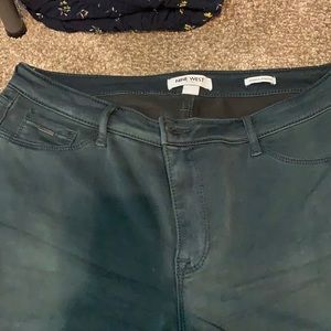 Nine West hunter green jegging